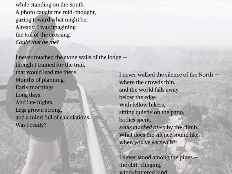 Grief for the Canyon, and Love Without A&nbsp;Home